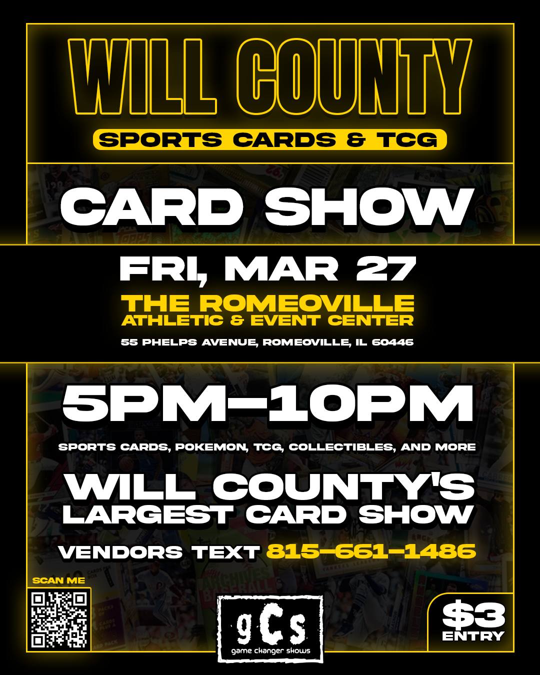 Will County Night Card Show (Romeoville)